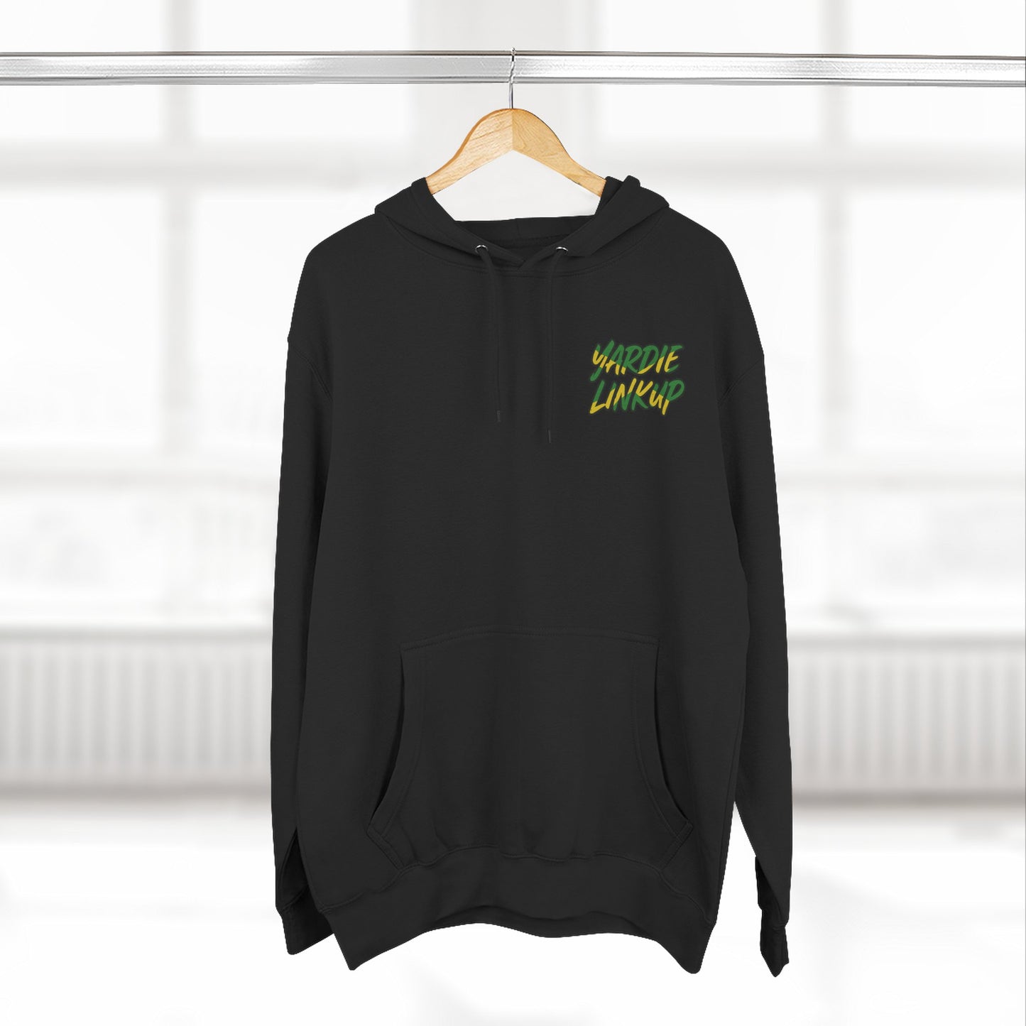 Yardie Linkup Fleece Hoodie - Cozy Vibe, Perfect for Streetwear, Festivals, Casual Outings, Unisex Gift