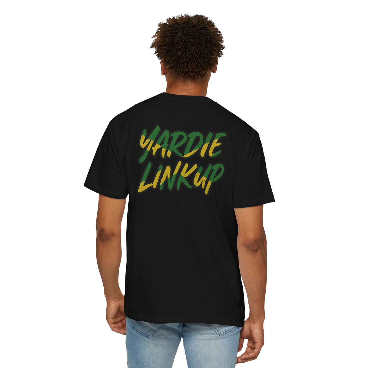 Unisex Garment-Dyed T-shirt with Yardie Linkup Design - Vibrant, Casual Style for Every Occasion, Perfect for Celebrations, Festivals, [...]