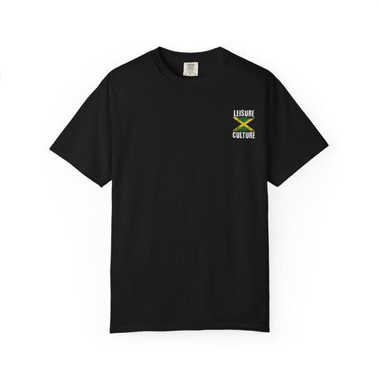 Jamaican Culture Tee, Unisex Garment-Dyed T-Shirt, Leisure Culture Shirt, Vibrant Caribbean Apparel, Summer Fest Wear, Unique Gift Idea
