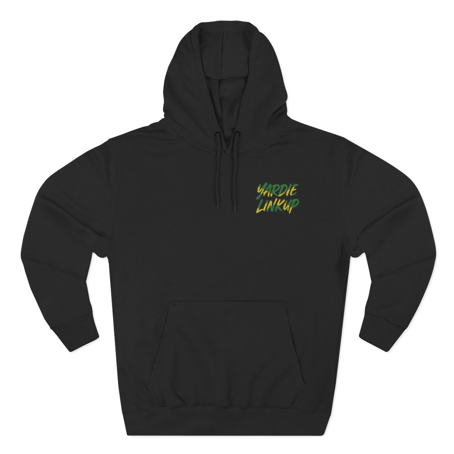 Yardie Linkup Fleece Hoodie - Cozy Vibe, Perfect for Streetwear, Festivals, Casual Outings, Unisex Gift