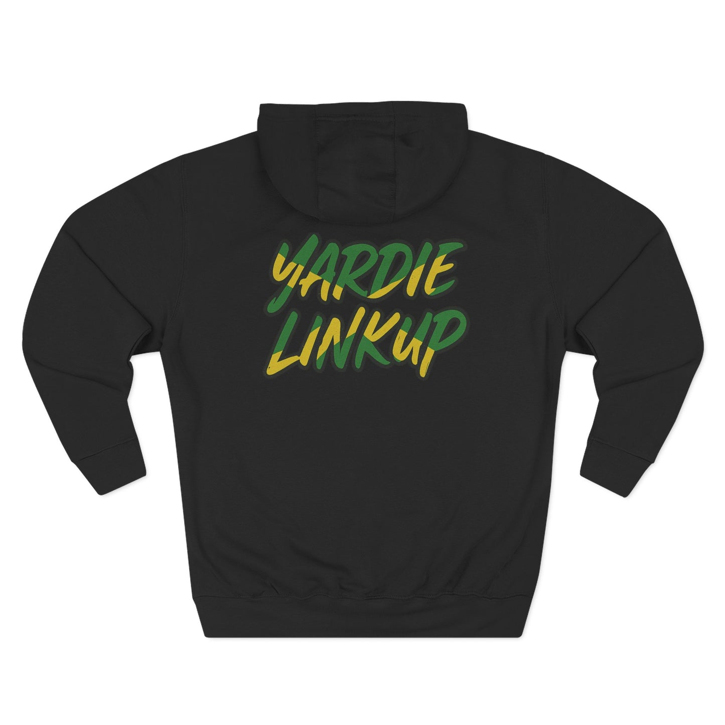 Yardie Linkup Fleece Hoodie - Cozy Vibe, Perfect for Streetwear, Festivals, Casual Outings, Unisex Gift